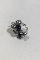 Georg Jensen Sterling Sølv Ring Moonlight Grapes Onyx, Stor