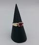 14k guldring m. rubin, str. 55