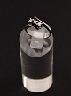 14 carat white gold ring size 50 with 3 diamonds