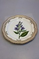 Royal Copenhagen Flora Danica Tallerken med gennembrudt kant No 20/3526