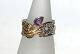 Designers Favorites ring, Sterling sølv  225
Sort Rhodium og 18 karat guld belægning