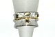 Designers Favorites ring, Sterling silver 342
925 Silver, Rhodium plated, 18K gold plating