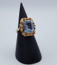 18k guldring m. spinel, str. 54