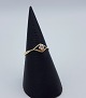 14k guldring m. kvarts, str. 54