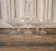 Set of 5 champagne bowls in crystal with beautiful sandings