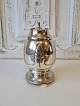 Cigarette lighter / oil lamp in hammered silver from 1919