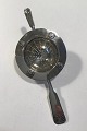 Musling (Clam) Silver Tea Strainer W & S Sørensen / Fredericia