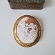 Large beautiful 1800s cameo brooch