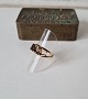 Beautiful vintage ring in 14 kt gold with smoky quartz