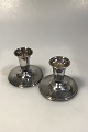 Danish Silver Candlesticks, H Fischer(2)