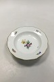 Royal Copenhagen Saksisk Blomst Let Bicelle Dyb Tallerken No 493/2062