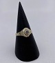 14k guldring m. kvarts, str. 59,5