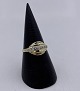 14k guldring m. kvarts, str. 60