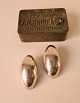 Gerda Lynggaard vintage ear clip in silver-plated metal