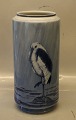 2930-5806 Kgl Art Nouveau Vase med stork 34 x 17 cm Design Arnold Krogh i 1897 
Kongelig Dansk