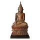 Large Buddha figure.
Myanmar (Burma) 18th century.
H: 177cm. W: 58cm. D: 46cm.