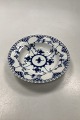 Royal Copenhagen Musselmalet Helblonde Dyb Tallerken No 1079
