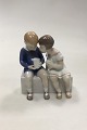 Bing & Grondahl Figurine of children on a Bench ( Unfair Treatment ) No 2175