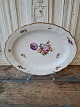 Royal Copenhagen Fuld Saksisk Blomst fad no. 1556 - 36 cm. 1850-98