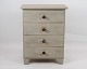 A small Gustavian gray painted chest of drawers with original paint from around 
the year 1840s.
Dimensions in cm: H: 51 W: 39 D25
Great condition
