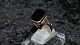 Elegant Herrering med Sort Onyx i 14 karat Guld