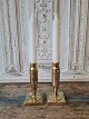 Pair of beautiful empire candlesticks 15.5 cm.