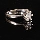 Brillantring i 14kt hvidguld. Ca. 0,5ct. Kvalitet W/P1. Ringstr. 57