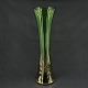 Høj ædelgrøn vase fra Holmegaard