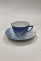 Bing og Grøndahl Seagull with Gold Morning Cup and Saucer No 103