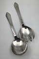 Georg Jensen Sterling Sølv Antik Serveringssæt No. 115+116