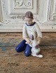 B&G Figur - Dreng med hund 
No. 2334