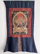 Shakti Thangka - Asian Buddhist / Hindu Thangka painting mounted in 
hand-stitched cloth, 20th century