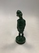 Ipsens Enke Grøn Figur af Dreng No. 925