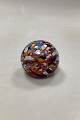 Multi Color Paper Weight in Glass