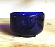 Sugar bowl In blue glass approx. 1900