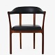Ole Wanscher / A. J. Iversen
Armchair in rosewood and black leather.
1 pc. in stock
Good condition
