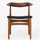 Knud Færch / Slagelse Møbelværk
Armchair in teak and oak with black leather seat.
1 pc. in stock
Good condition
