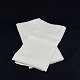 A pair of white napkins, 45x45 cm.
