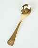 Georg Jensen annual spoon, gilded sterling silver, title "Trævlekrone", 1988
Great condition

