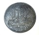 Kopie der Medaille, Schlacht in der Bucht von Köge, 1. Juli 1677. Durchmesser 
12,8 cm. Die Medaille ist am Rand gestempelt, Exemplar 1977. Es ist aus Zinn