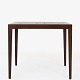 Severin Hansen / Haslev Møbelsnedkeri
Square coffee table in rosewood and tiles from Royal Copenhagen.
1 pc. in stock
Good, used condition
