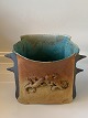 Keramik vase med salamander
Højde 19,5 cm ca