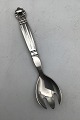 Georg Jensen Sterling Sølv/Stål Konge Salatgaffel No. 134B