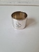 Napkin ring in silver decorated with French lily from 1922