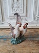 Royal Copenhagen figurine - rooster and hen no. 195