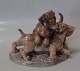 Dahl Jensen 1257 Dachshund playing (LJ) 20 cm