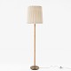 Unknown
Floor lamp in brass, patinated leather and pleated shade.
1 pc. in stock
Good, used condition
