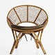 Unknown
Circle chair in bamboo with new cushion in Obernai (colour: Torube) from Pierre 
Frey.
1 pc. in stock
Good, used condition
