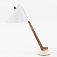 Hans-Agne Jakobsson
Model B54 - Table lamp in white metal and teak wood arm.
1 pc. in stock
Good condition
