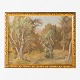 Painting of woodland in a detailed gold frame. Signed and from 1960.
1 pc. in stock
Good, used condition
